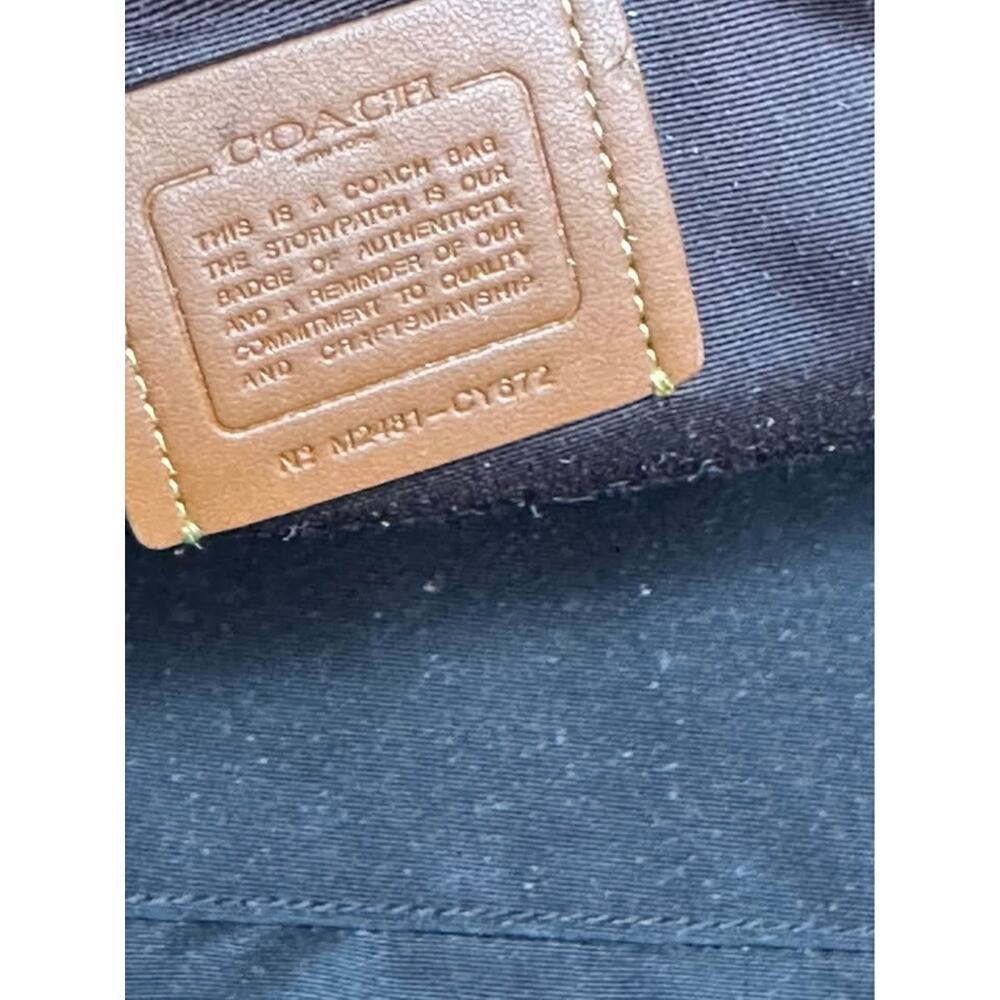 Coach Large Maggie Tote Bag in Signature Leather - Picture 7 of 10